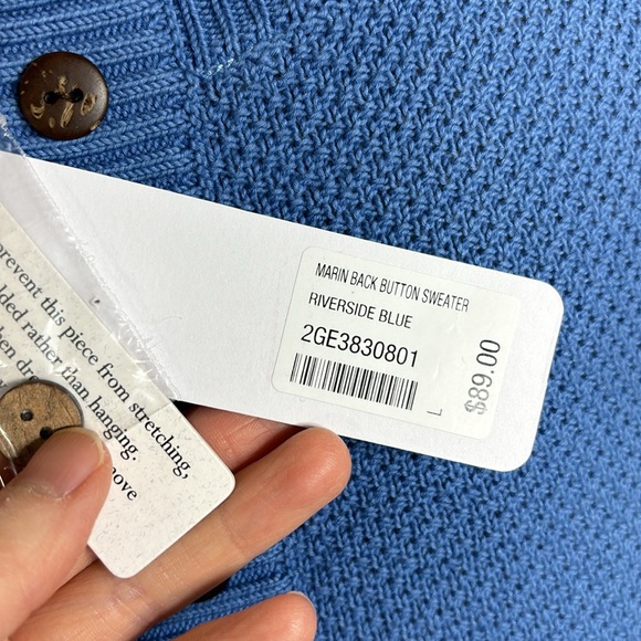 NWT Soft Surroundings Marin Back Button Sweater Large - Picture 14 of 16